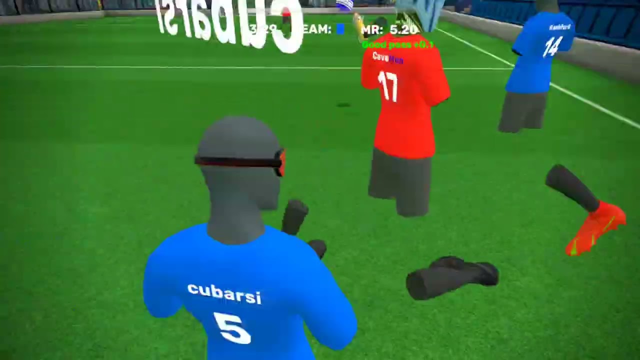 Playing vrfs with 2 friends but one left.