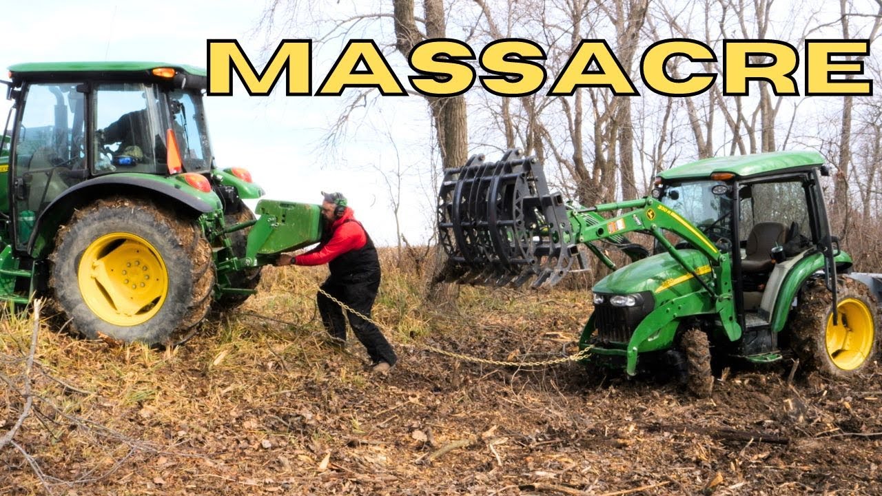 Devastating Defeat: John Deere Compact Tractor's Epic Battle Ends!