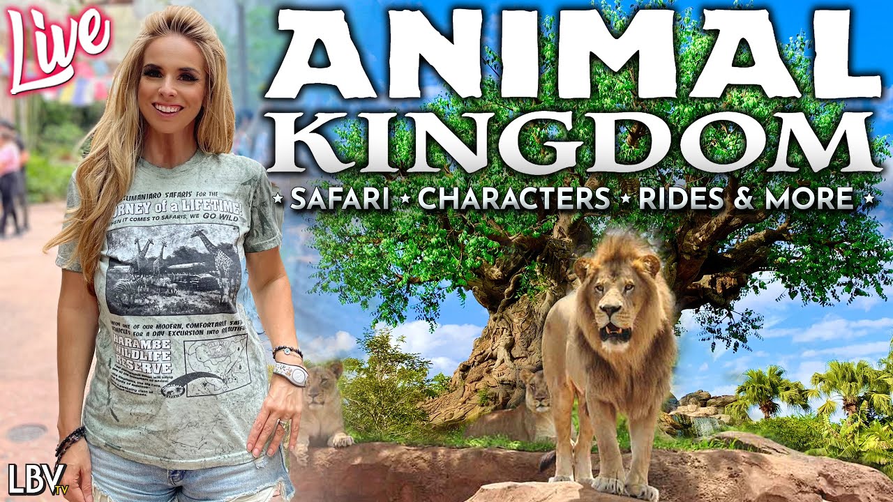 🔴LIVE: Disney World's Animal Kingdom | Rides POV, NEW Characters, Flight of Passage, Safari, & More!