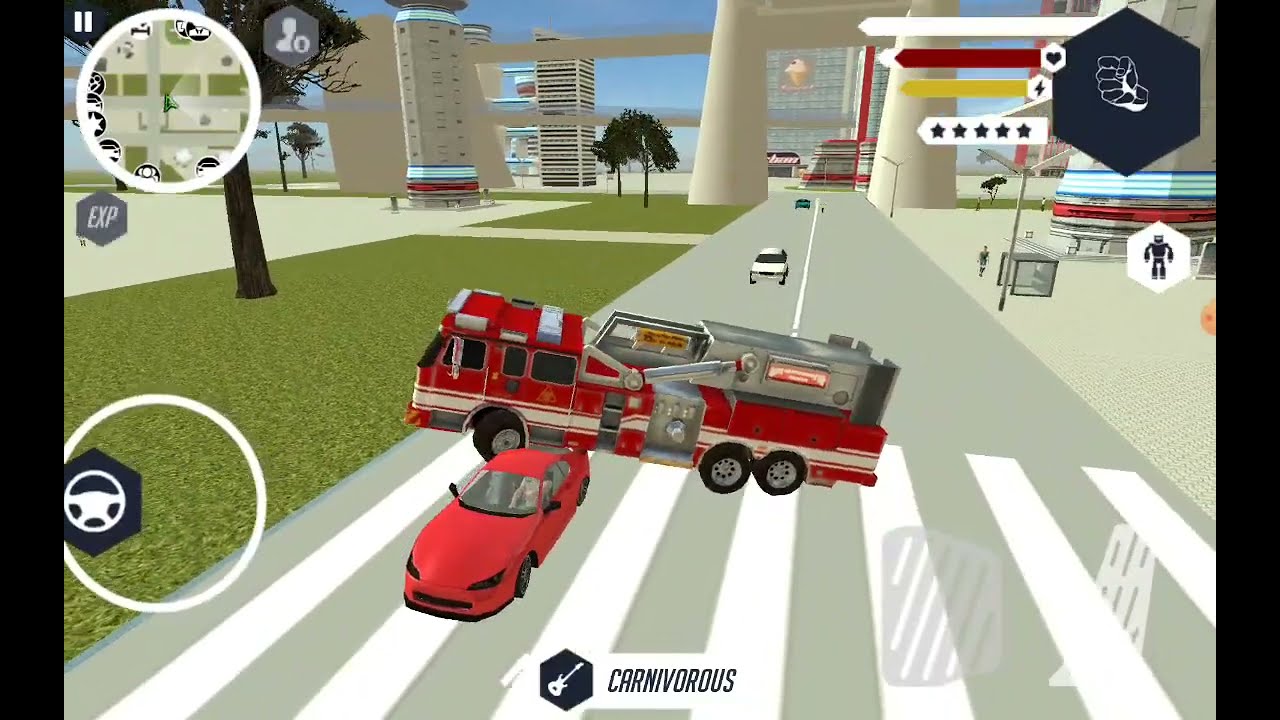 Robot Firetruck Naxeex Corp Android IOS Gameplay Walkthrough