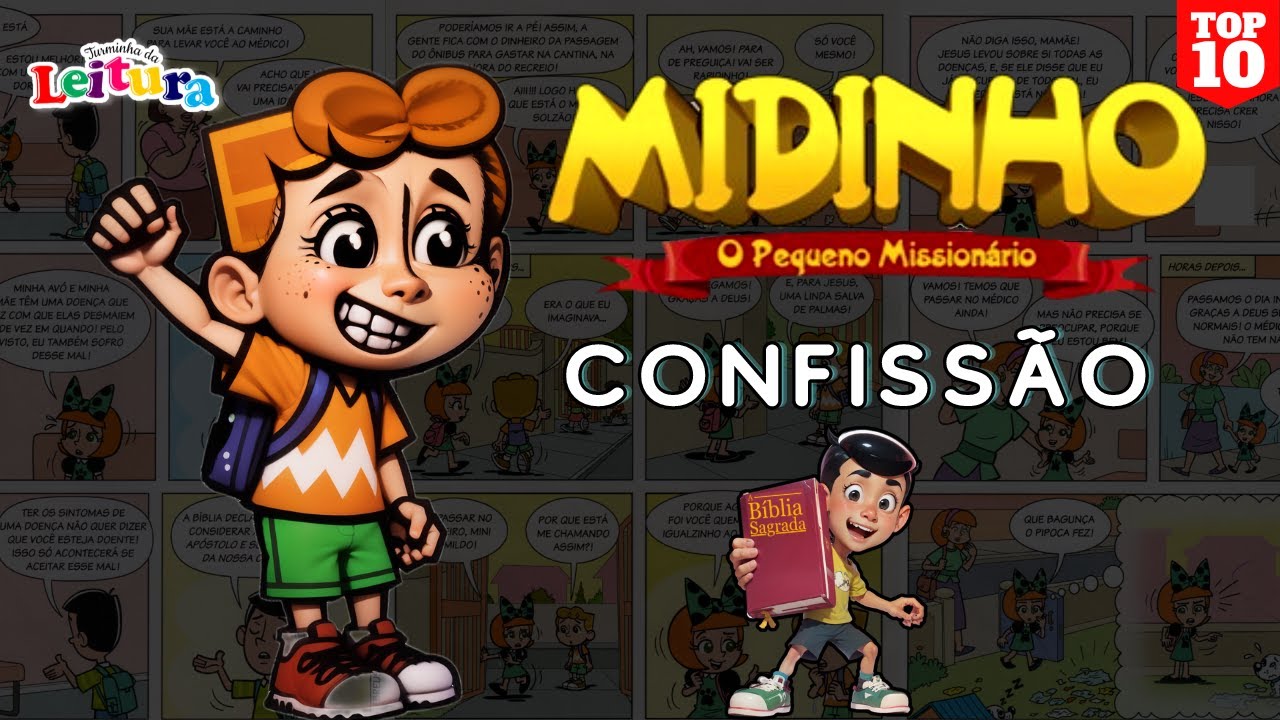 Midinho o Pequeno Missionário em CONFISSÃO  I  Turminha da Leitura