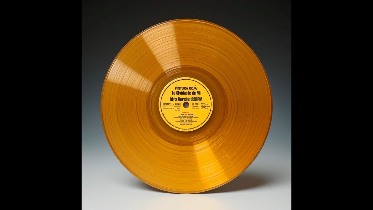 Te Olvidaste de Mi (Éxito de Pintura Roja) Otra Version 33RPM