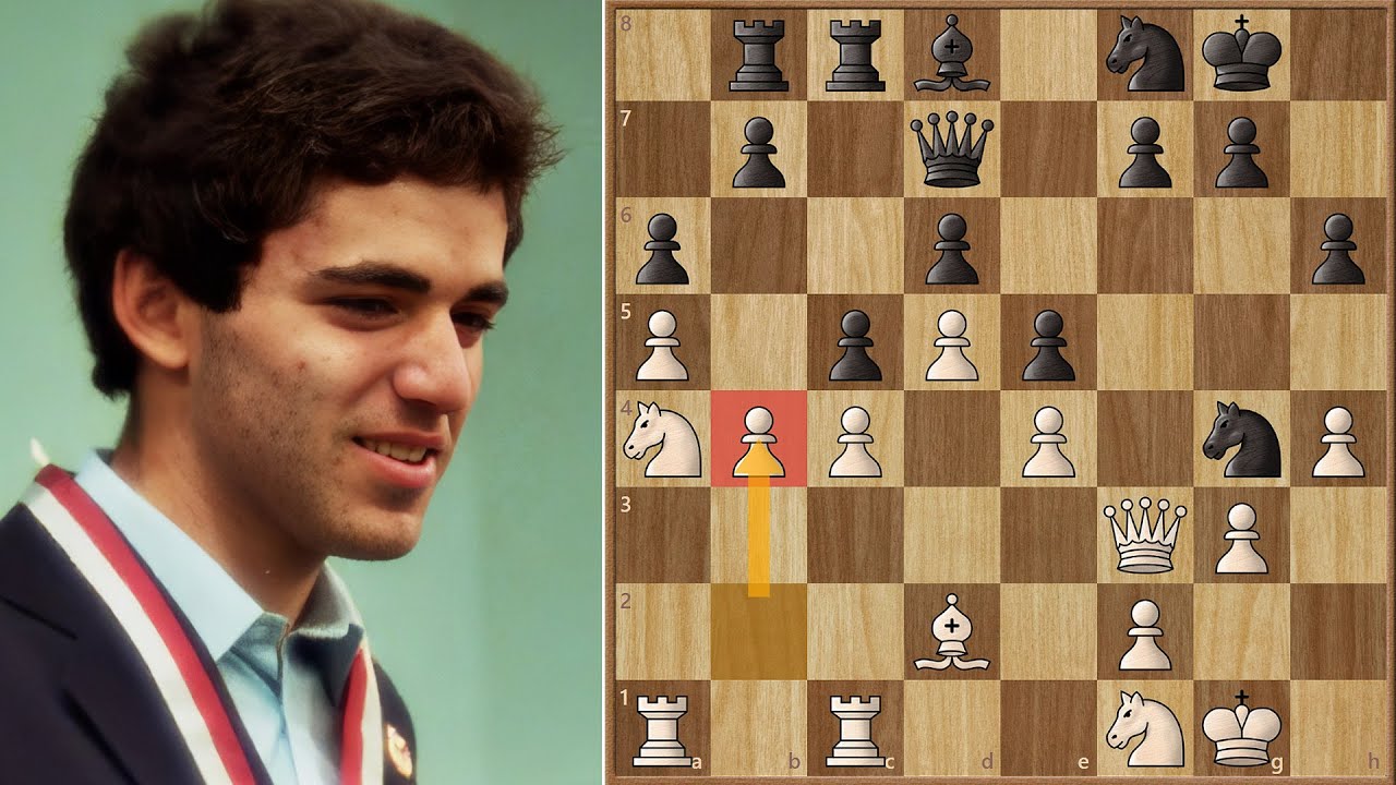 16 Year Old Kasparov Shows Why You Must Value Space and Grab as Much as Possible!