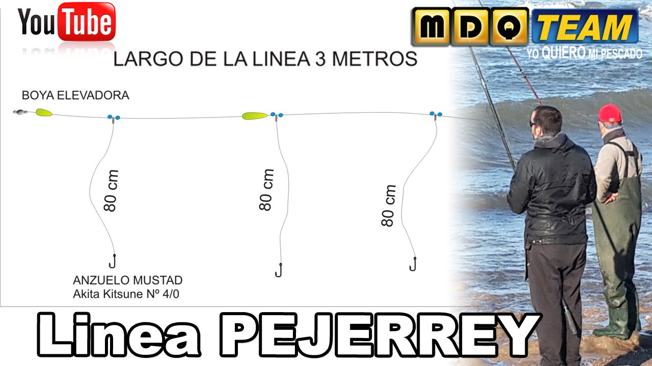 Linea para Pejerrey de Playa - LINEA QUEBRADA