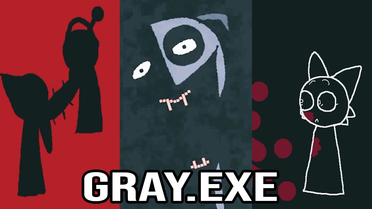 GRAY.EXE is here. and it's not looking good for the sprunkis...