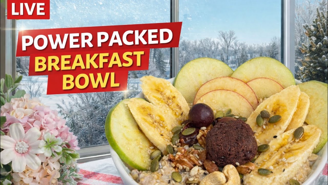 Let’s prepare a healthy bowl of oats loaded with goodness of milk & nuts with sweetness of dates !!