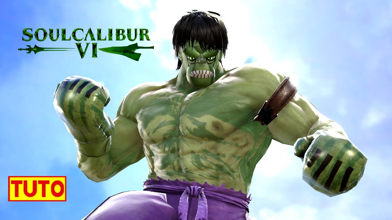 SOULCALIBUR 6 TUTORIAL : HOW TO MAKE HULK