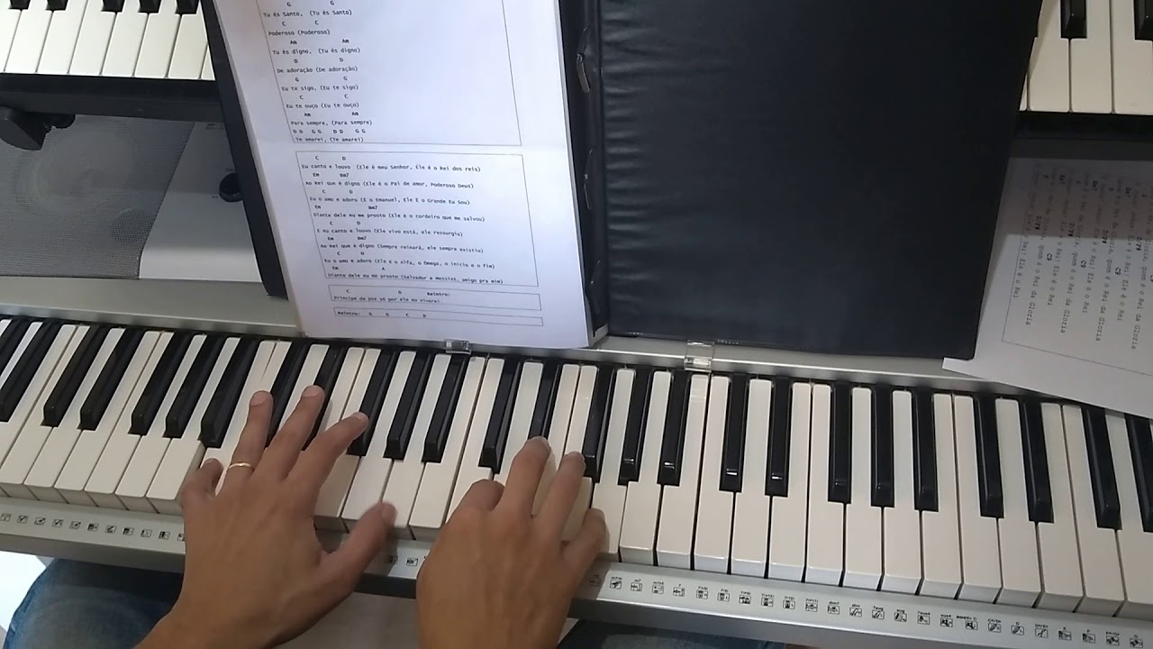 Tu És Santo-#Video Dica(piano)