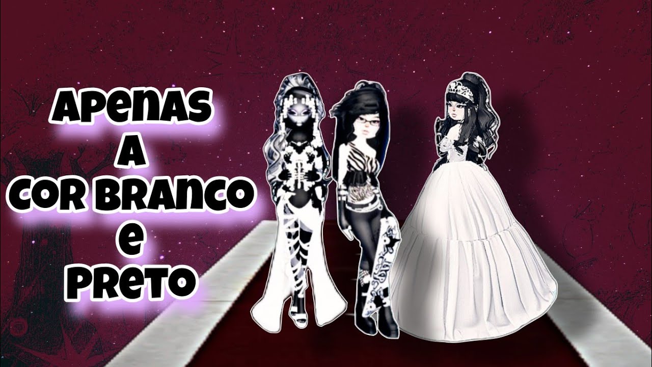 USANDO APENAS AS CORES BRANCO E PRETO
