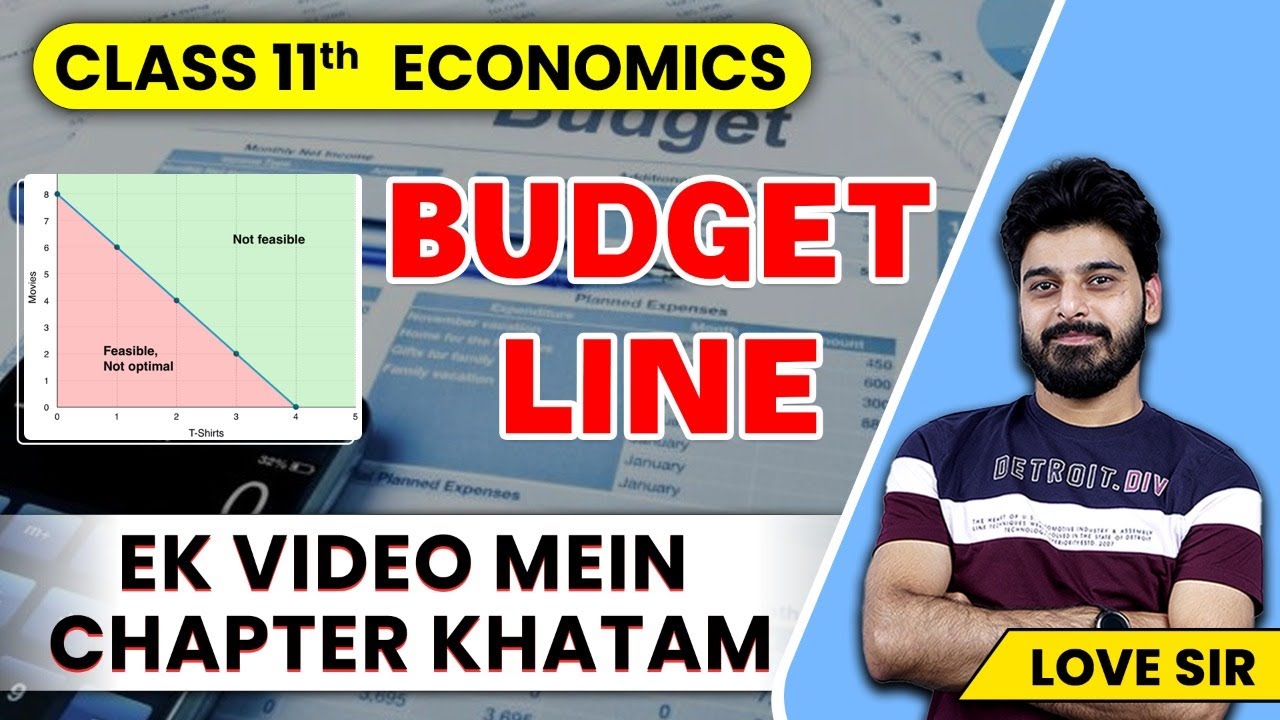 Class 11 Economics | Budget Line | One Shot Video | CBSE Session 2022-23 | Learn and Fun