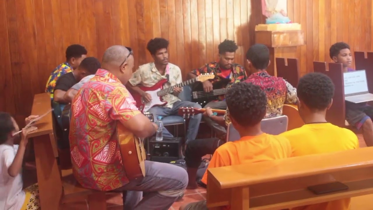 Daba daba (Gaubada e) sung by St Paul's parishioners at DBTI shrine visit