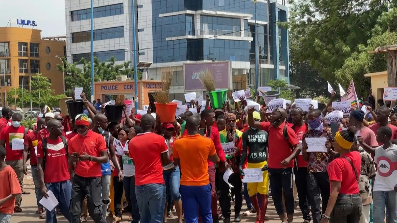 Malian supporters of M5-RFP opposition movement rally on first anniversary | AFP