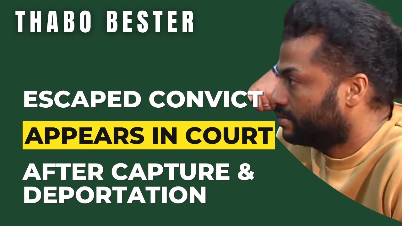 Thabo Bester’s First Court Appearance In South Africa Since His Deportation From Tanzania.