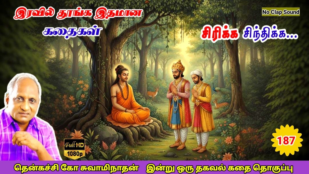 மன அழுத்தம் நீங்கி கவலைகள் மறந்து தூங்க Thenkachi Ko Swaminathan கதைகள் 187 ஆசை இல்லா மனிதர்கள்