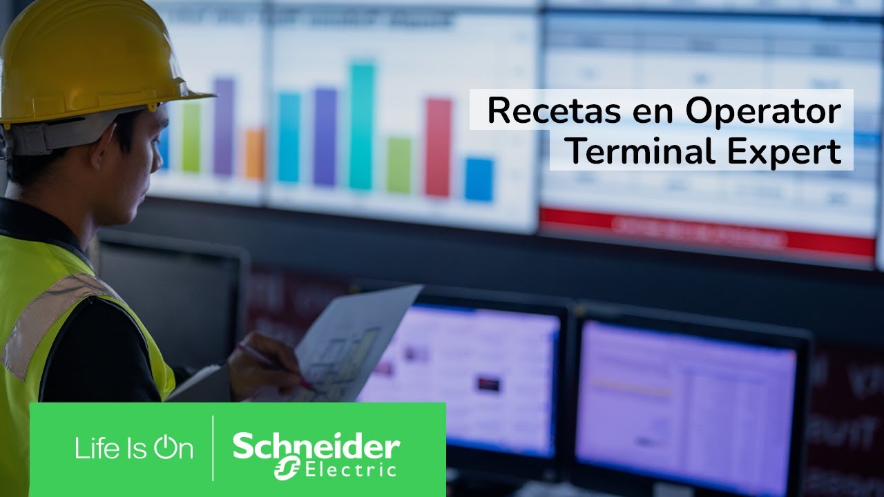 Recetas en Operator Terminal Expert | Schneider Electric