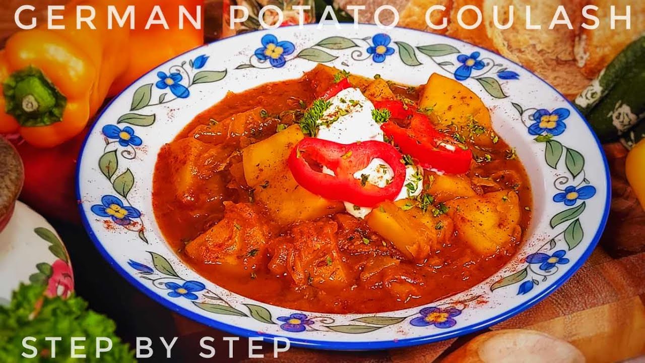 This vegetarian German Potato Goulash is to die for.