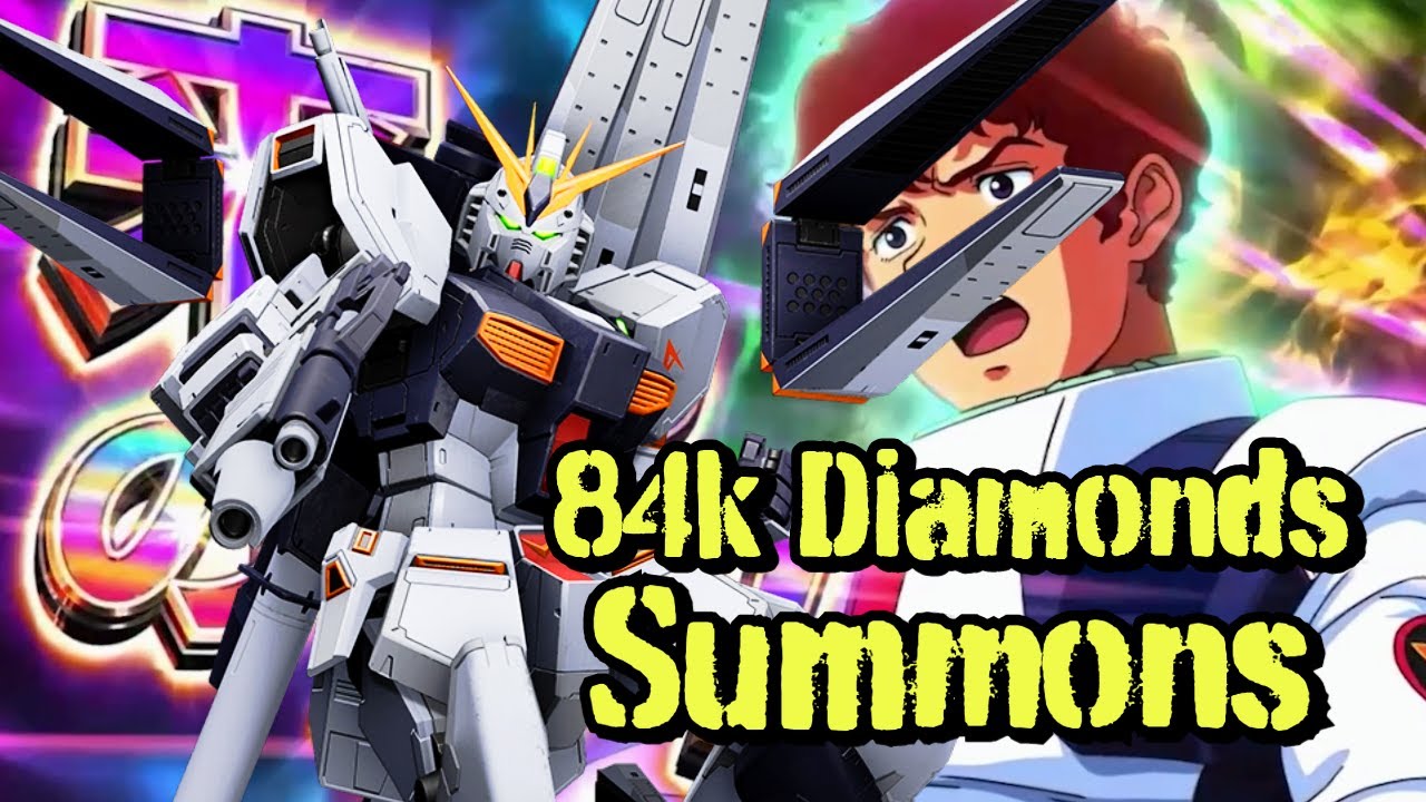 84k Diamonds Very Unlucky Nu Gundam Summons (Gundam UC Engage)