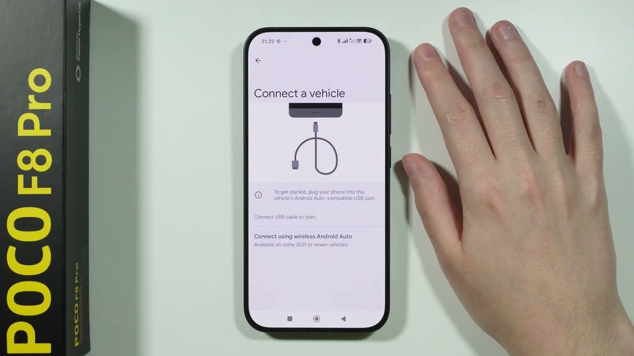 POCO F8 Pro/F8 Ultra: как подключиться к автомобилю (Android Auto)
