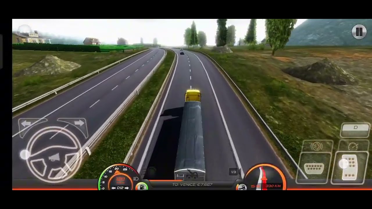 Muatan berat + panjang# hadeh peh# truck simulator europa2⛽🎮⛰️