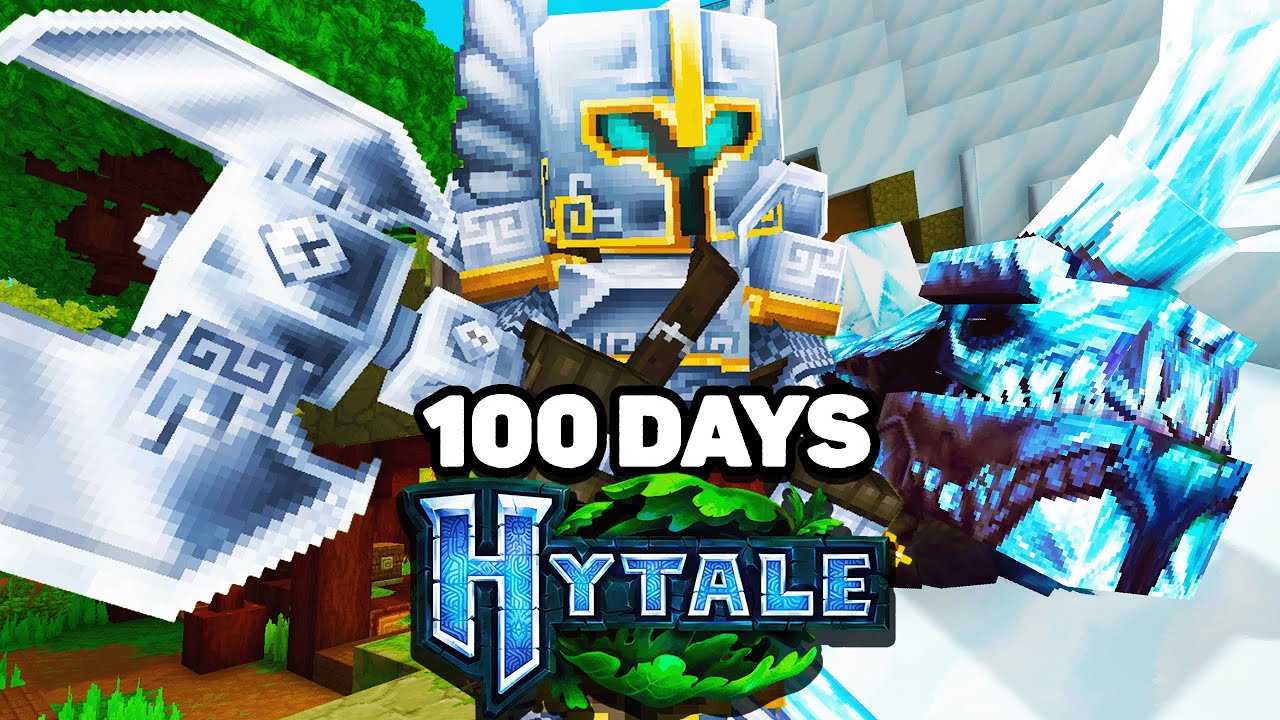 I Survived 100 Days Of Hytale!