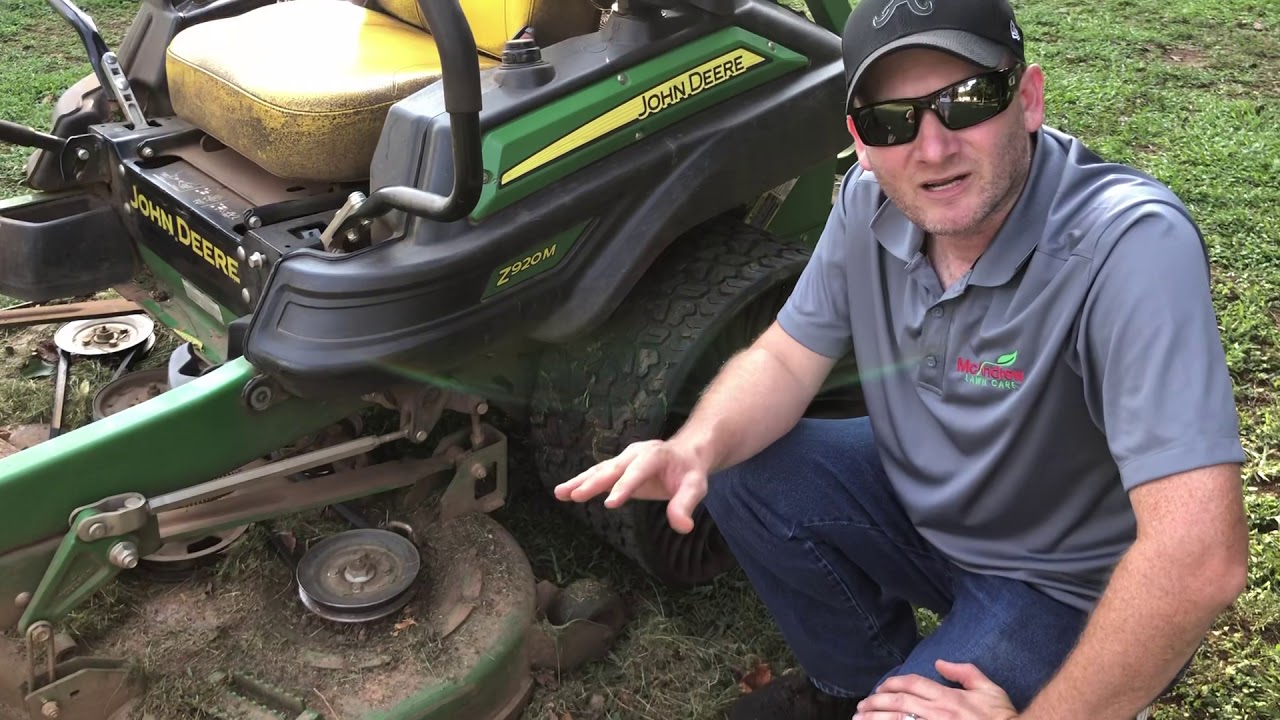Cleaning Deck and Greasing Zero Turn Mower