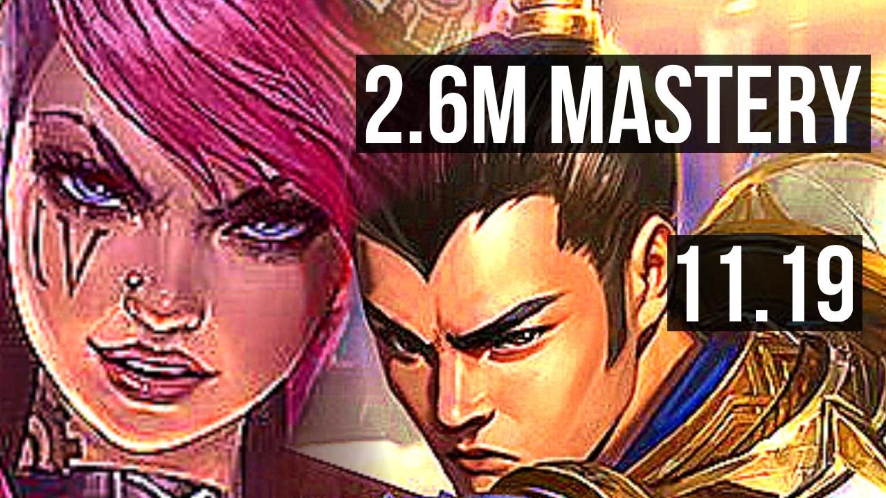 VI vs XIN ZHAO (JUNGLE) | 2.6M mastery, 7/2/9, 600+ games, Rank 15 Vi | EUW Master | v11.19