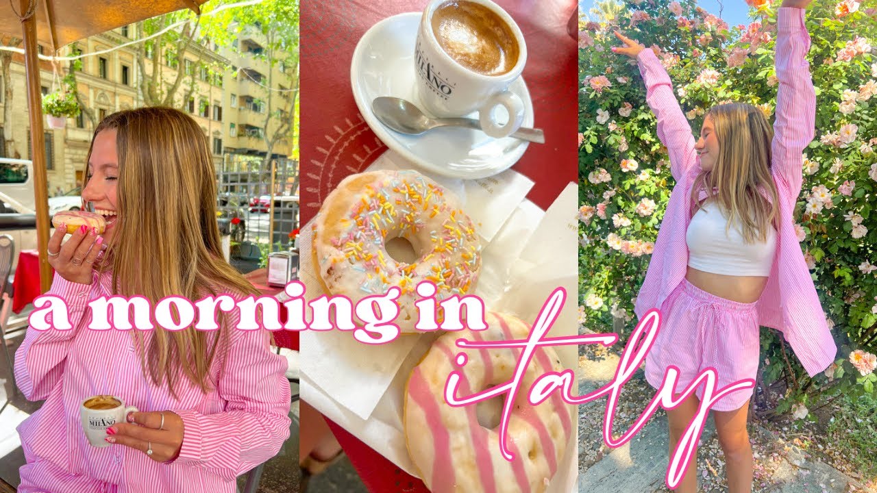 SPEND A MORNING WITH ME IN ITALY! getting coffee, taking photos, and exploring Rome!