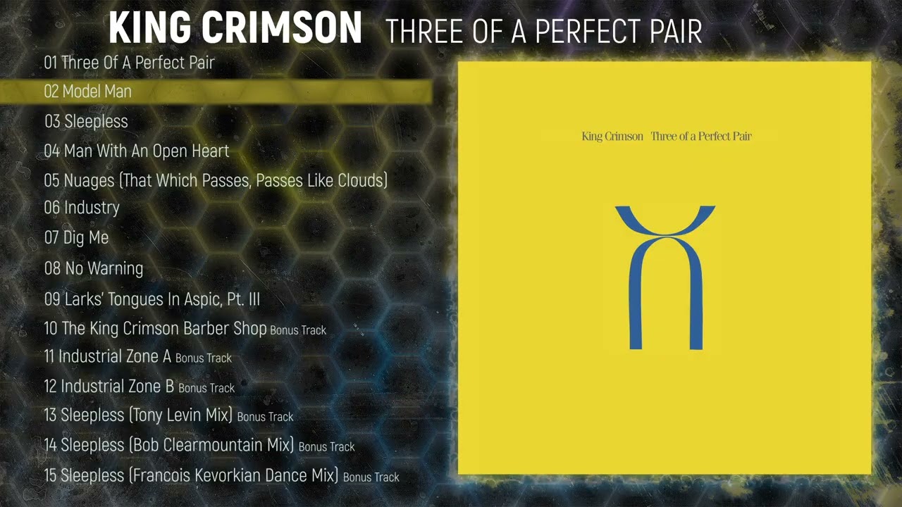 King Crimson - Three Of A Perfect Pair (Album Visualiser)
