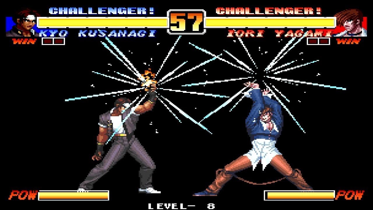 [TAS+VS] Kusanagi VS Orochi Iori [KOF96]