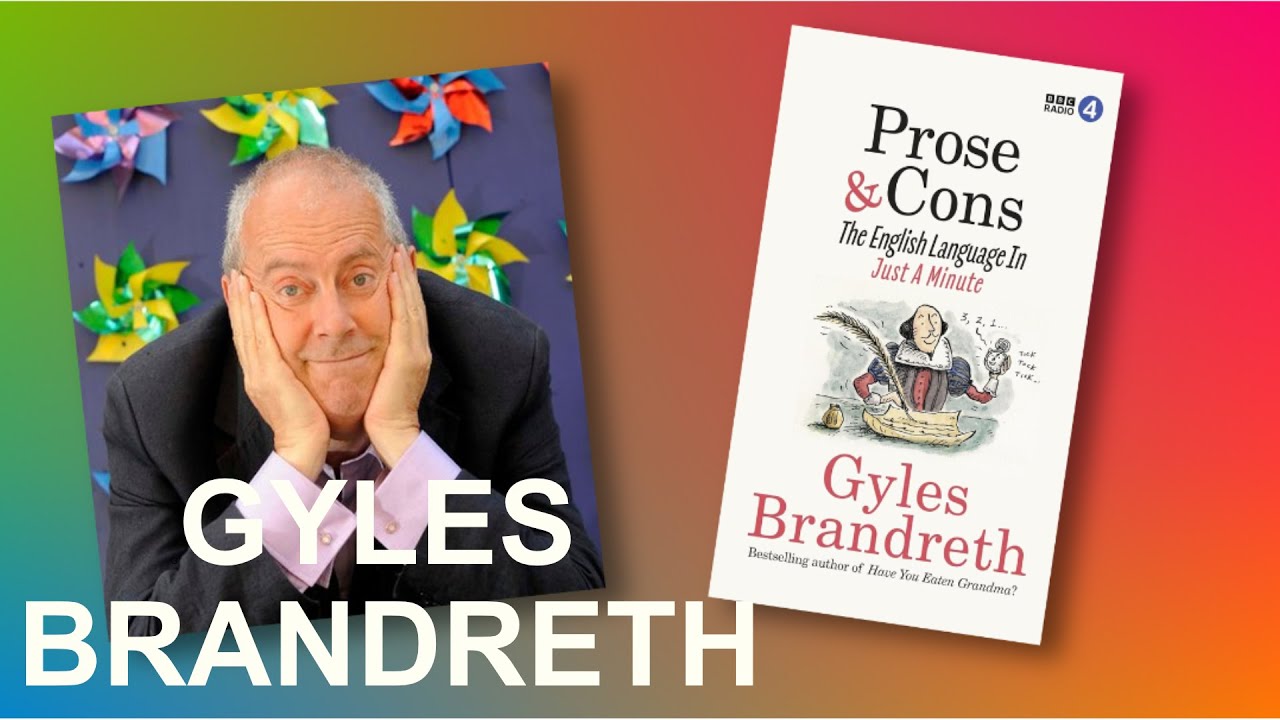 Gyles Brandreth's quick witty humour covers; Prose & Cons, Queen Elizabeth & 7 Secrets of Happiness.