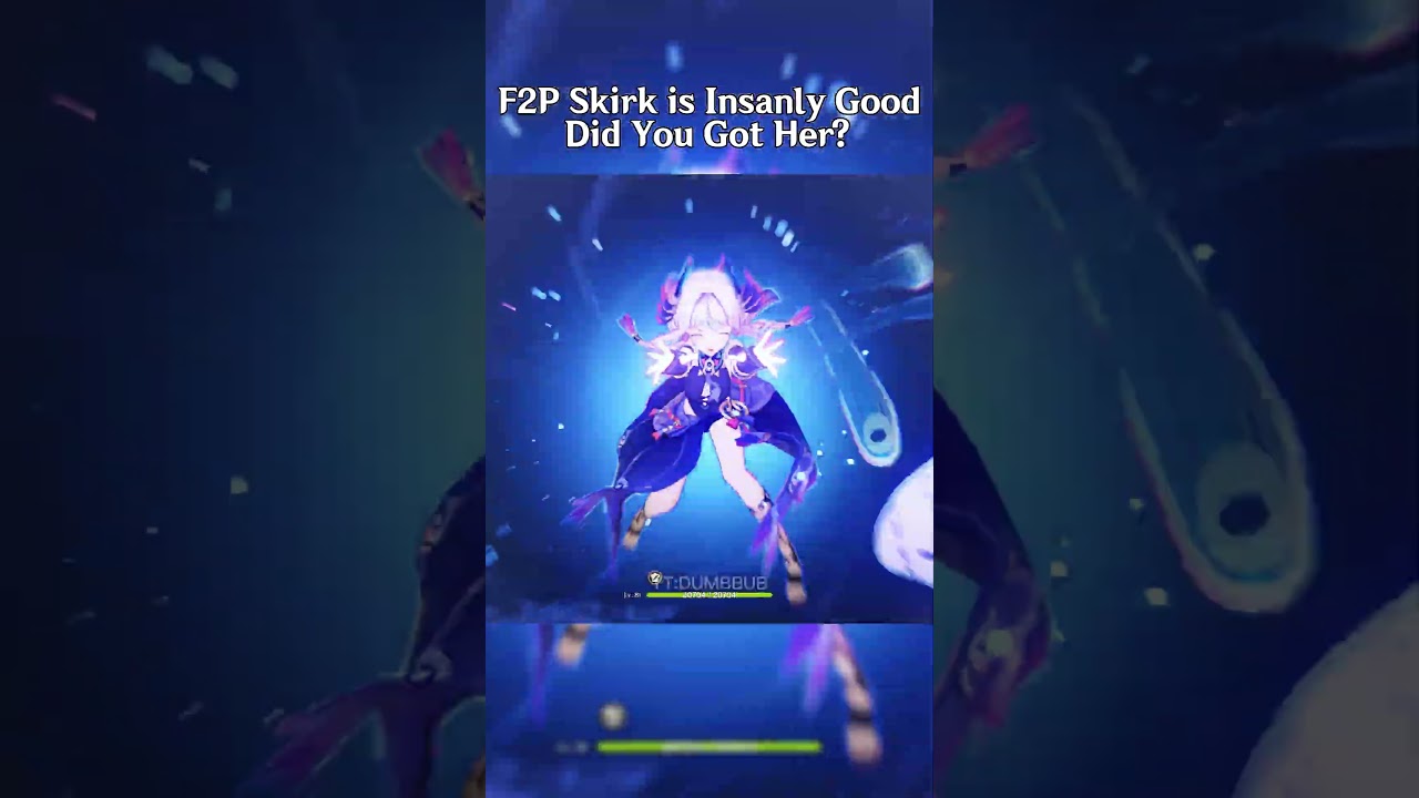 F2P Skirk is Insanly Good Did You Got Her? #genshinimpact