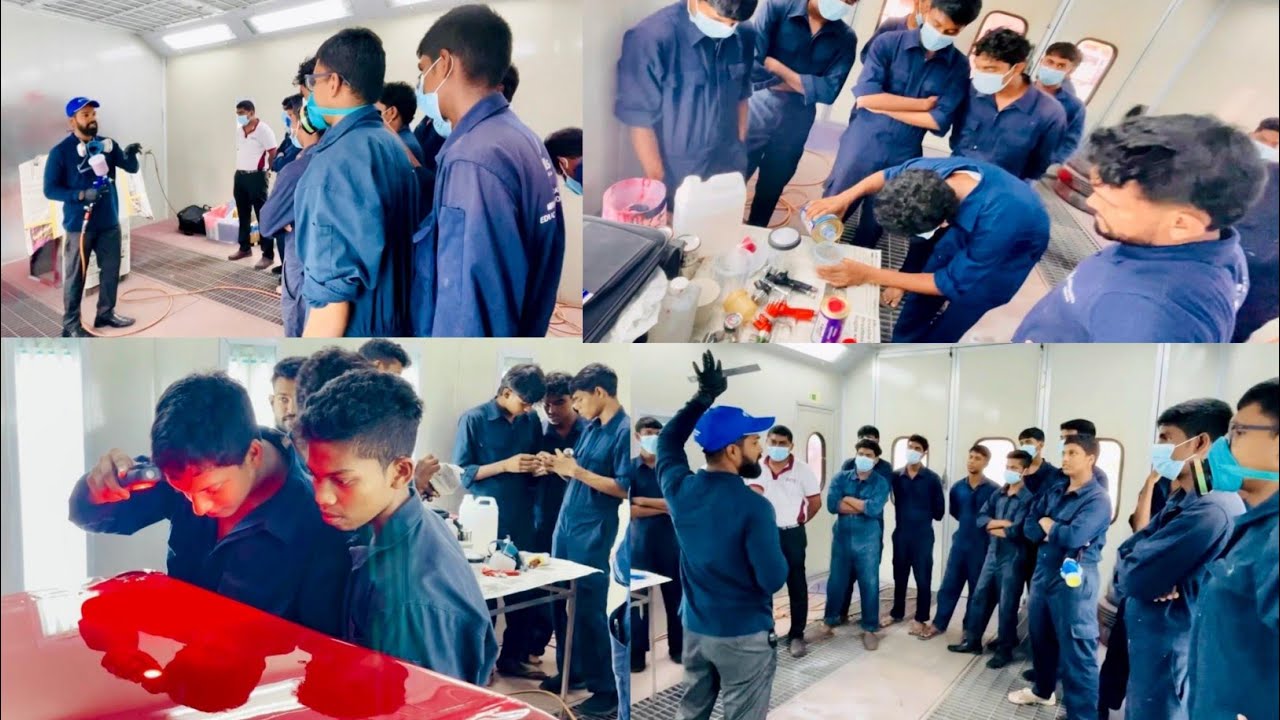  🎨🚗 Auto Paint Student Training Program | Practical Session 🔧👨‍🎓