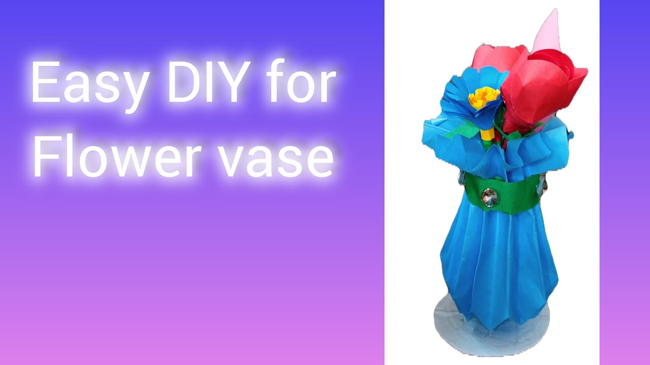 How to make paper vase|Origami|Paper craft|DIY flower vase| Diy home decor|Home decorating ideas
