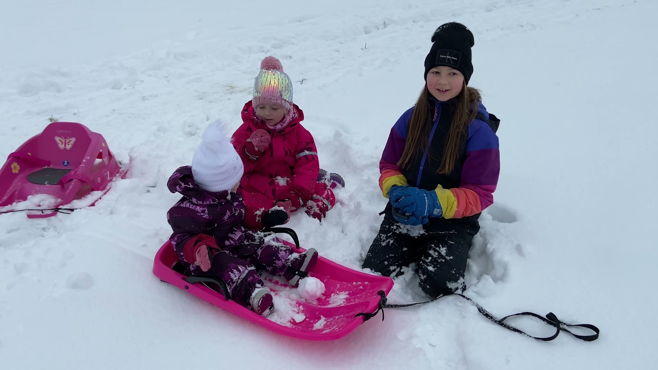 Bobování na Sněžníku s Julčou - 4.12.2021 (4K)