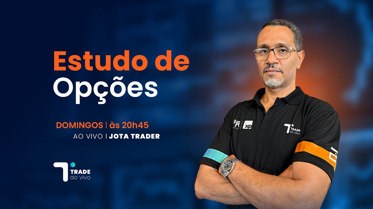 🟠 OPÇÕES COM JOTA TRADER | Análises de OPÇÕES | 01/03/2026 | AO VIVO 🕙à partir das 20h45