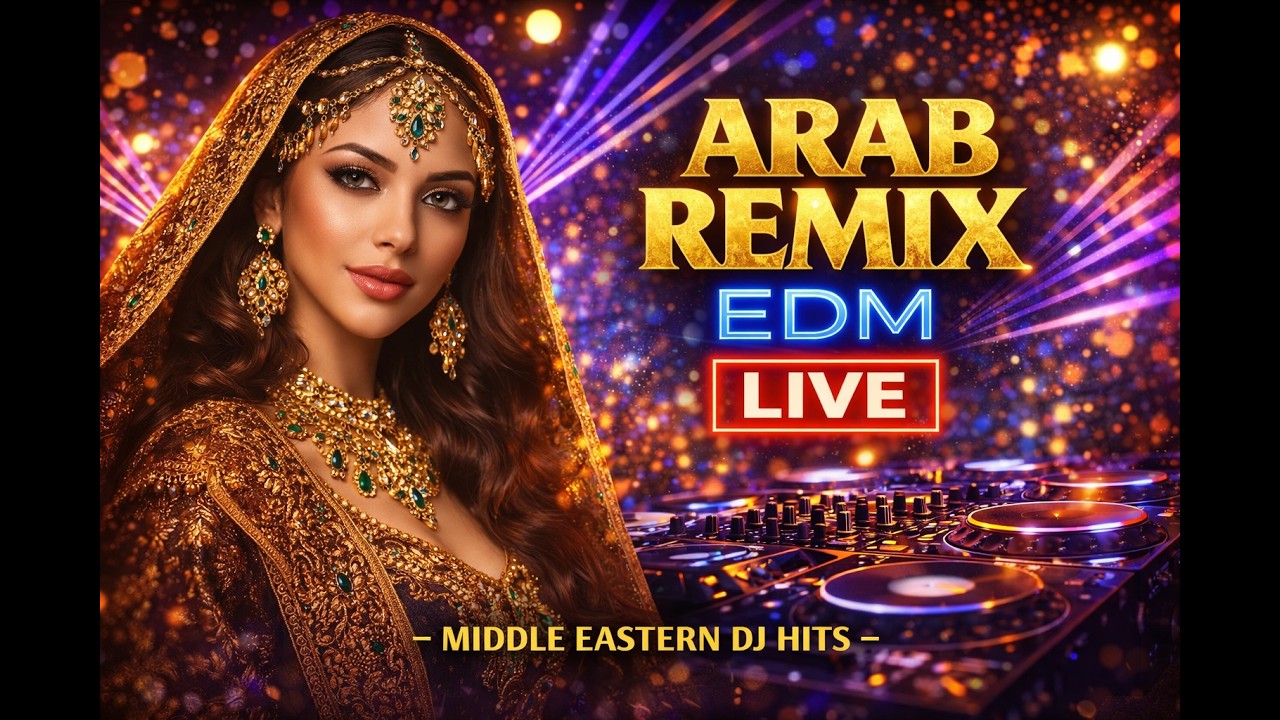💎 Dubai Skyline Arabic EDM | Luxury Night Festival Energy