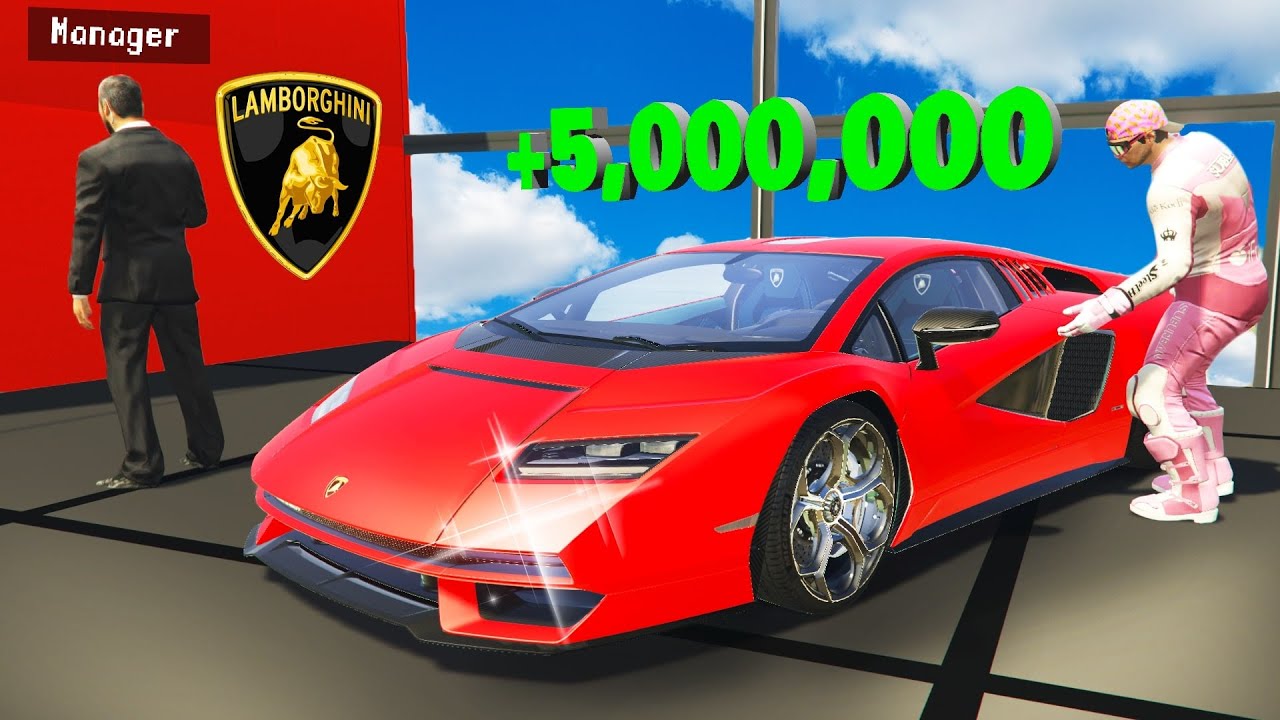 Угон всех Lamborghini из автосалона в GTA 5