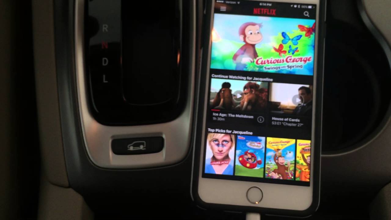 Stream movies via HDMI/PHONE in 2016 Honda Pilot EXL-RES
