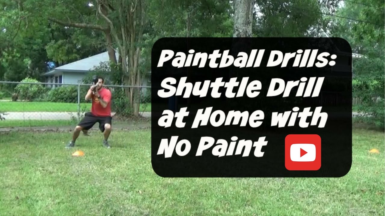 Paintball Drills | No Paint at Home Shuttle Drill