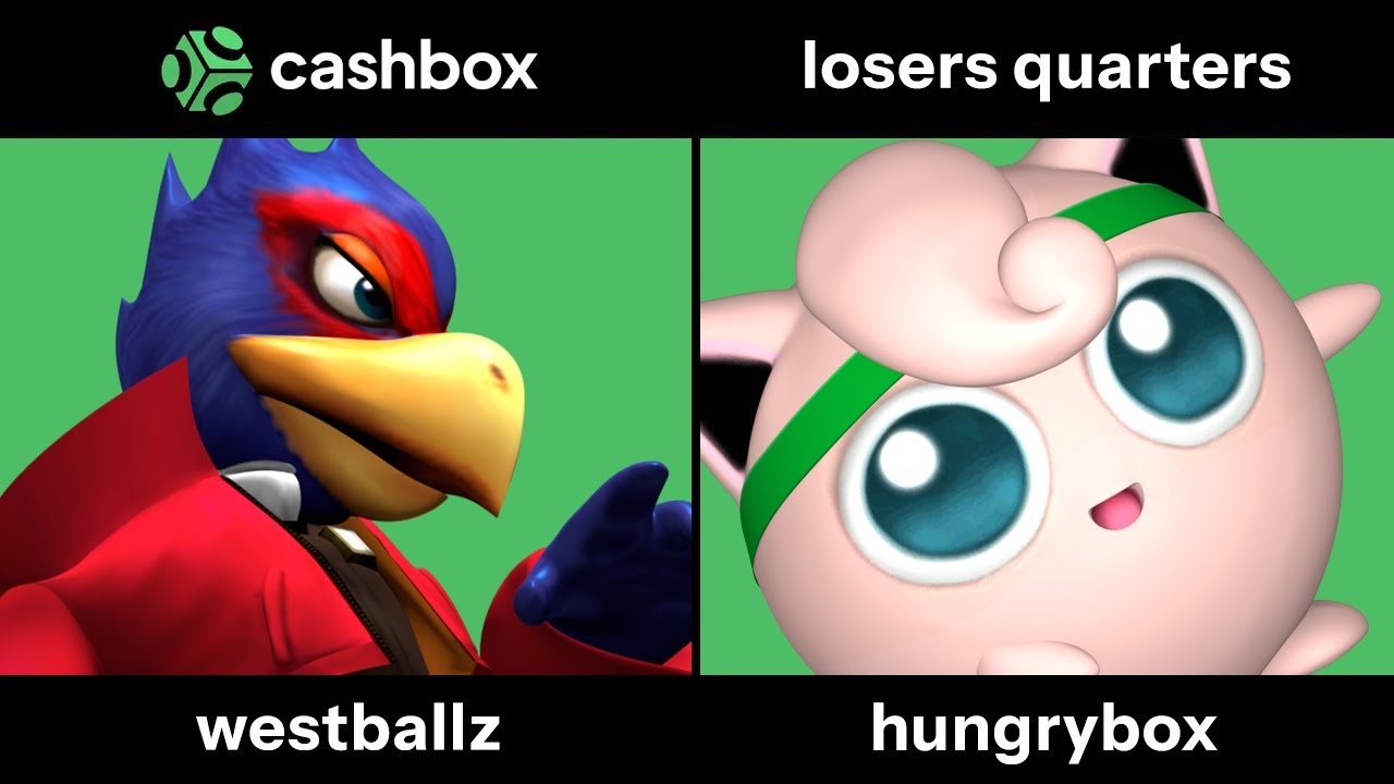Четвертьфинал турнира Cashbox 06: Hungrybox (Jigglypuff) против Westballz (Fox)