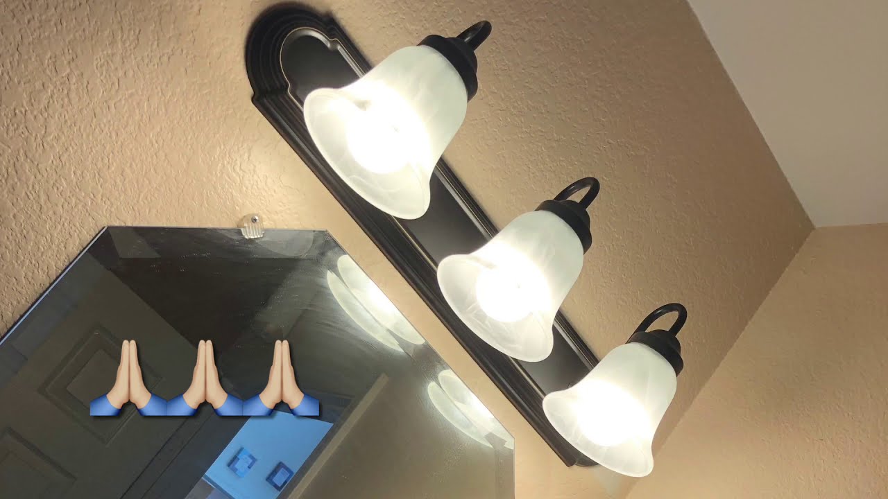 Replacing Bathroom Light Fixture