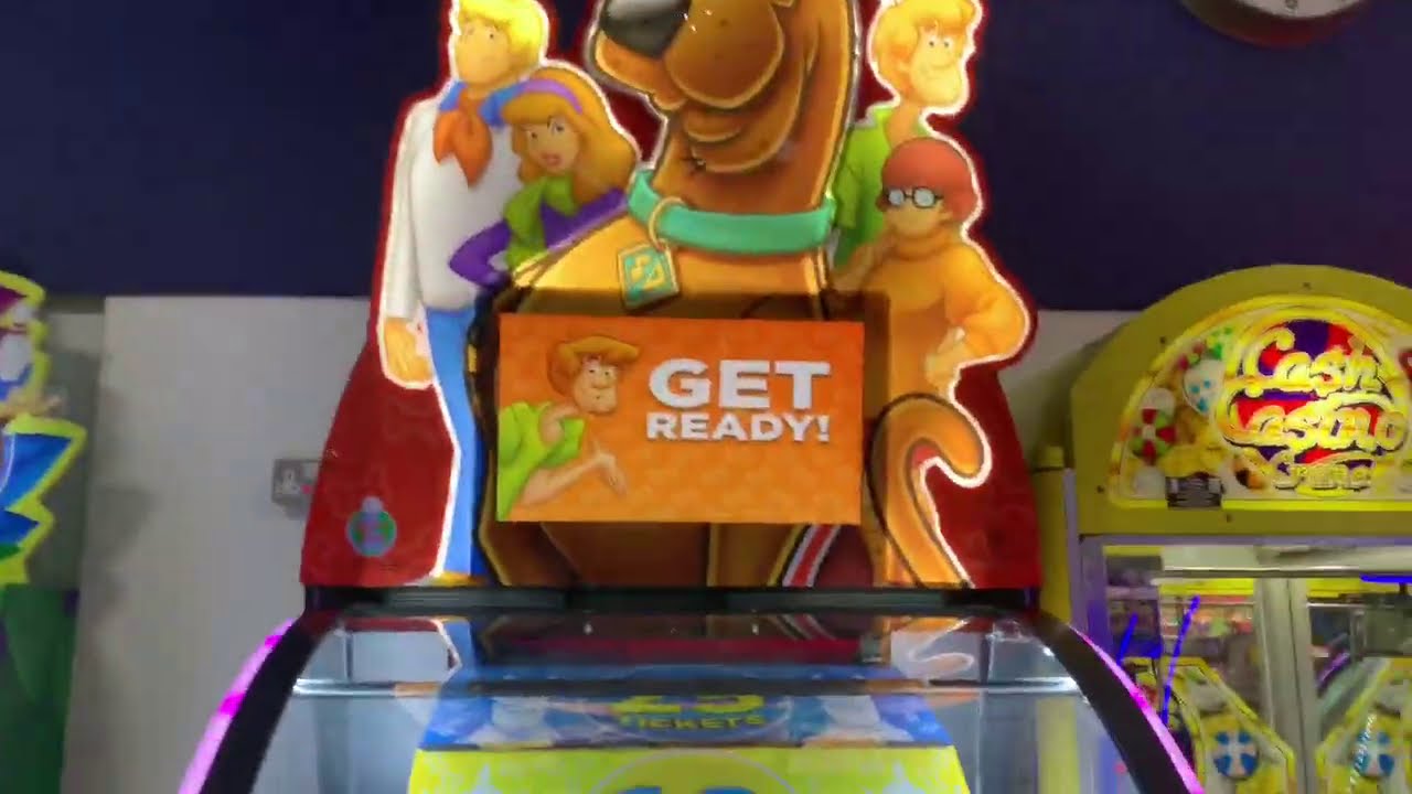 Scooby Doo Coin Operated Ticket Wheel Machine by Bay Tek Games