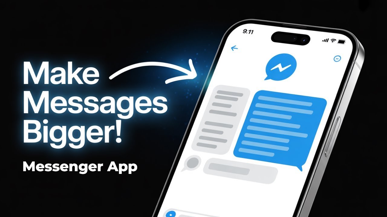 How to Make Messages in Messenger Bigger &ndash; Easy Guide!