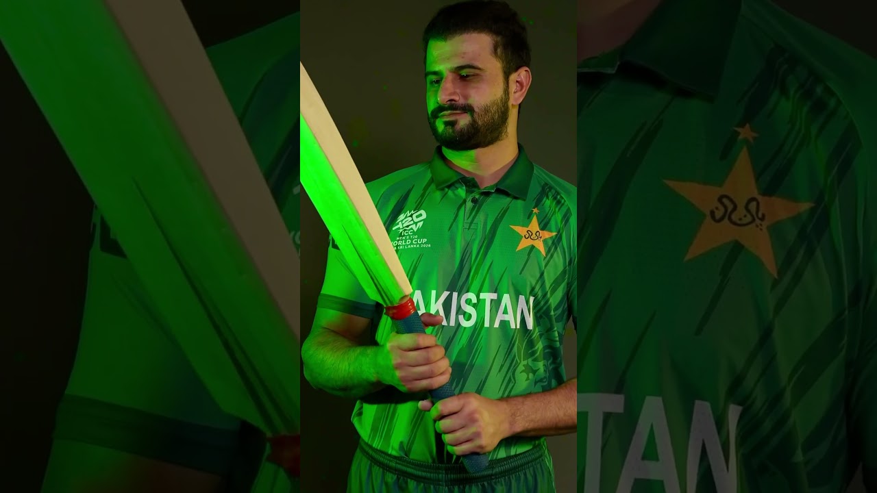 Designed to excel on world stage 🌍 Boys in Pakistan's official ICC T20 World Cup 2026 jersey 🇵🇰