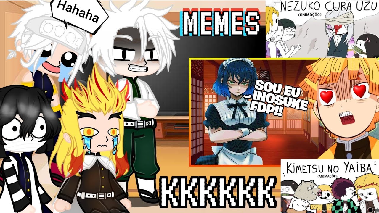 Hashiras react a MEMES DE KIMETSU NO YAIBA 😂❤️ MEMES DE DEMON SLAYER