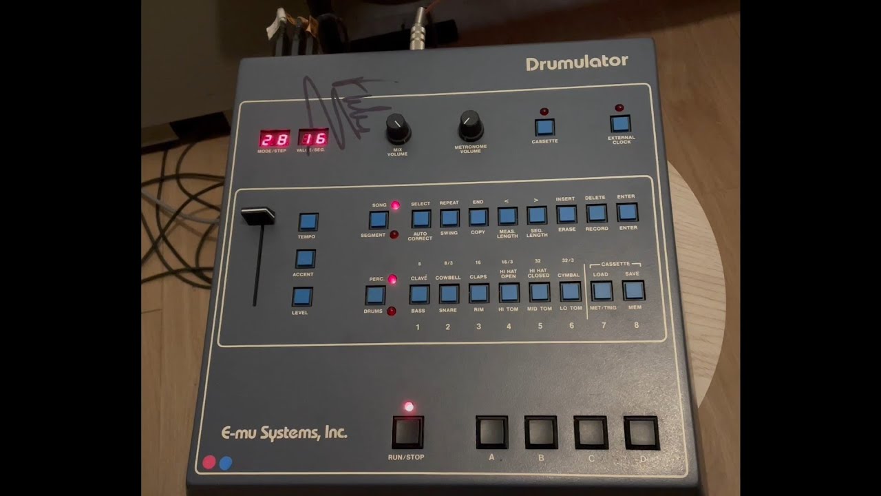 Alan Wilder's Drumulator finally repaired + Everything Counts song recreated