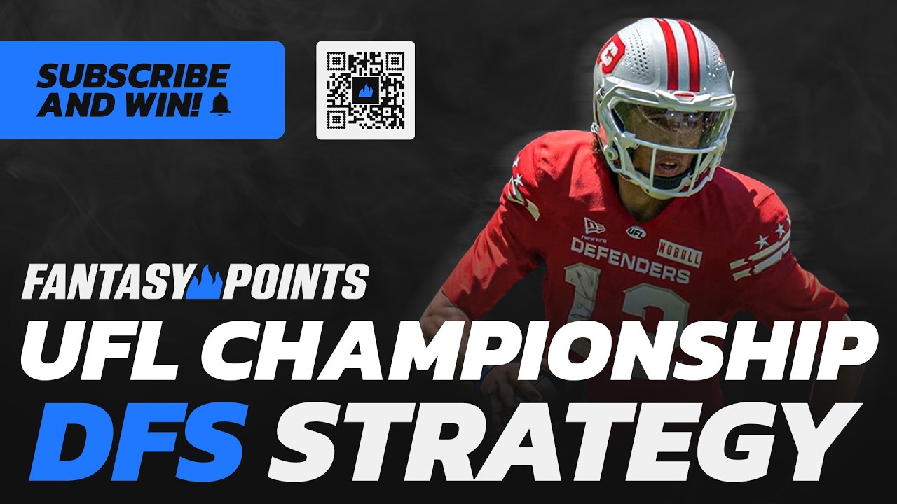 Winning the UFL Championship: DFS Deep Dive & Lineup Tips