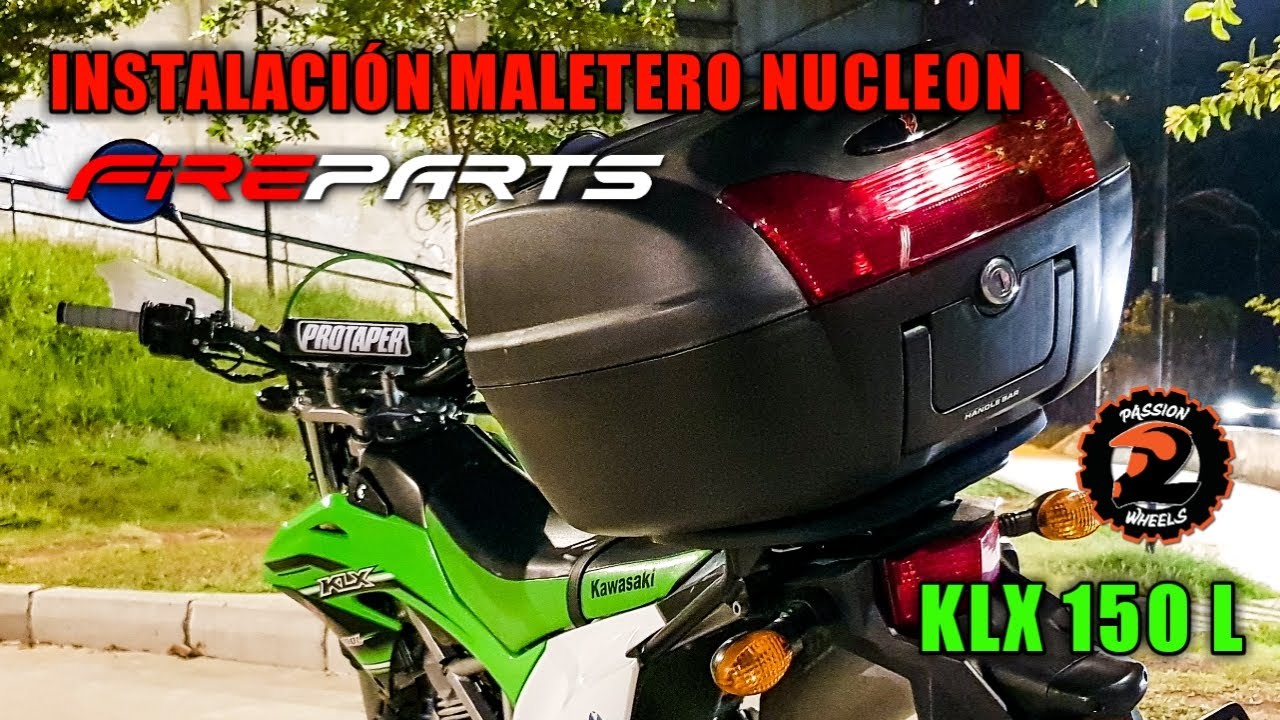 INSTALACIÓN MALETERO NUCLEON EN  KLX 150 ( FIREPARTS) | #passion2wheels #fireparts #colombia
