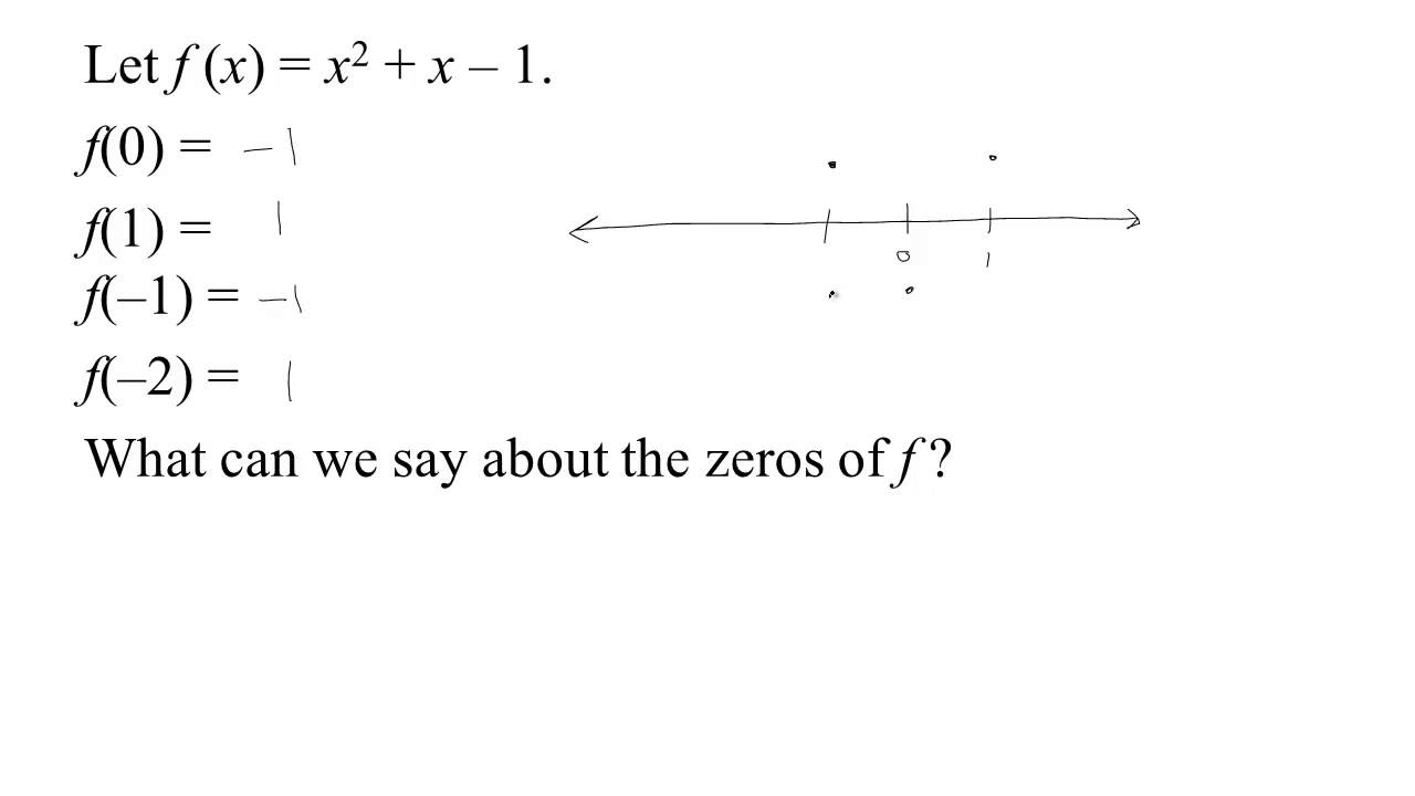 2.5-6 The Intermediate Value Theorem
