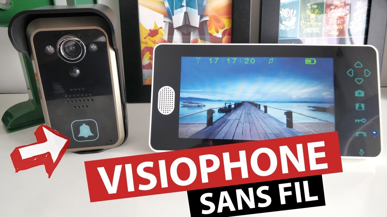 SONNETTE DE PORTE INTERPHONE WIFI AVEC ÉCRAN 7